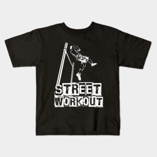 Street Workout- Muscle up-W Kids T-Shirt